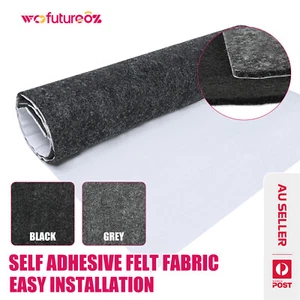 Self-Sticky Felt Fabric Roll For Auto Interior Trim Jewelry Boxes Craft Project - Picture 1 of 17