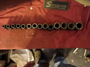 Snap On 1/2" Dr METRIC Impact Shallow Socket Set 10-24mm 14pcs - Picture 1 of 8
