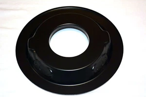 14" Black Recessed Air Cleaner Base 5-1/8" Neck for 4 Barrel Chevy Ford Dodge GM - Bild 1 von 3