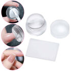 Clear Silicone Nail Art Stamp Set With Lid And Scraper Nail Art Stamper HEE