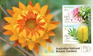 2020 Australia Botanic Gardens Limited Imperf Minisheet MUH Flowers Plants - Picture 1 of 2