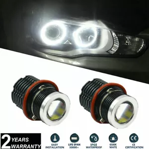2x 80W High Power CANBUS For E39/E60 LED Angel Eyes Halo Ring Light Bulbs 16x5W - Bild 1 von 9