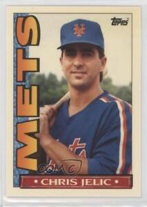 1990 Topps TV Team Sets New York Mets Chris Jelic #48