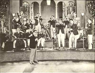 1955 Vintage Print The Charleston Chasers Jazz Band Music History Men 1928 — 第 1/3 张图片