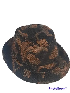 CAPPELLO TRILBY TESSUTO DAMASCATO BY ALESSANDRA BACCI - Photo 1/3