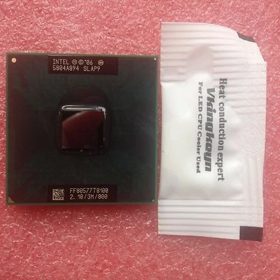 SLAYP Intel Core 2 Duo Mobile T8100 2.1GHz/3M/800MHz Socket P Processor CPU - Image 1 of 2