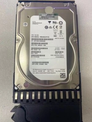 HP C8R26A 718302-001 MSA 4TB 6Gbps SAS 7.2K rpm LFF 3.5" FC HDD Hard Drive - Image 1 of 4