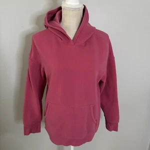 Athleta Girl Pink Retroactive Oversized Hoodie Size XL/14 - Picture 1 of 7