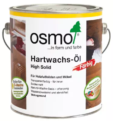 OSMO Hartwachs-Öl - diverse Farben/Glanzgrade - 0,375 / 0,75 / 2,5 L - Bild 1 von 3