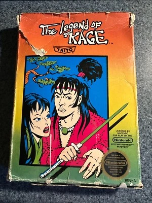 The Legend of Kage for Nintendo (NES) - Complete in Box (CIB) Box Damaged - Image 1 of 4