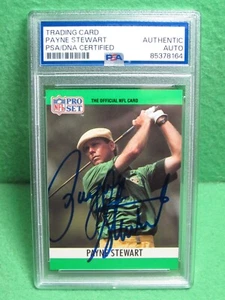 PSA Auto DNA - Payne Stewart  - 1990 Pro Set # 1 Special - Golf - Picture 1 of 3