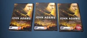 John Adams HBO Mini-series DVD 2008 3 Disc Set w/ Blockbuster Video cases - Picture 1 of 6