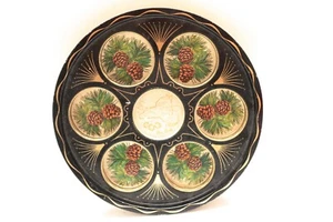 Piatto 3D vintage 11" metallo da collezione souvenir stato di New York targa stato - Foto 1 di 11