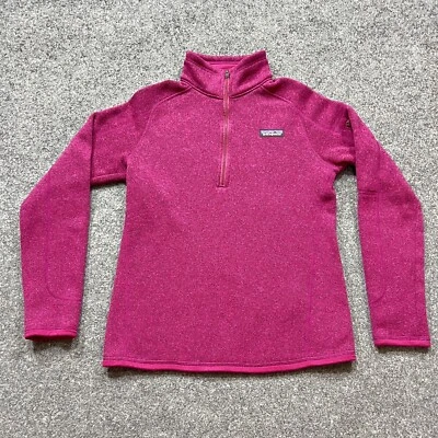 Patagonia Better Sweater Womens Size Small Purple Pink 1/4 Zip Jacket Hiking - Image 1 of 4