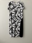 Abstrakcyjna dzianinowa sukienka Truth + Style Petite z nadrukiem - Biały/Czarny (SP) A491567 a