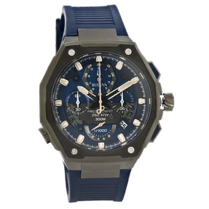 Bulova Precisionist X Chronograph Gunmetal ION Edelstahl Quarz Uhr 98B357 - Bild 1 von 3