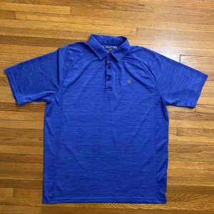 Ariat Polo Uomo Grande Blu Erica AriatTEK Serie Calore Raglan 10022001 - Foto 1 di 9