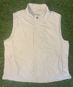 ScotteVest Vest Womens XL Beige Look New TEC RFID Pockets Utility Cargo Full Zip - Picture 1 of 6