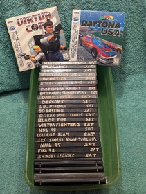 29 Sega Saturn Game Lot Original Authentic Tested, Most Work, As is Used Rare