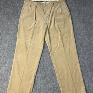 Polo Ralph Lauren Corduroy Pants Mens 40x32 Beige Tan Classic Fit Stretch Cords - Picture 1 of 10