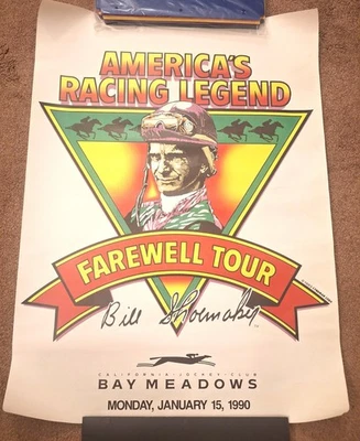 Póster DRF Shoemaker Retirement 1990 edición especial y Bay Meadows Foto 1 de 4