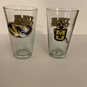 2er Set verschiedene Missouri Tigers Mizzou NCAA 16oz Gläser - Bild 1 von 8