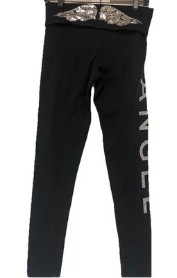 Leggings Victoria’s Secret Rosa Plegable Bling Alas de Ángel De Colección Usados en Excelente Condición Difíciles de Encontrar Talla M Foto 1 de 4