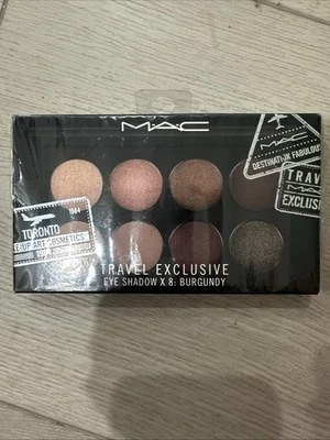 MAC Travel Exclusive Eyeshadow Palette (8x Eyeshadow) - # Burgundy 11.6g Sets - Image 1 of 4