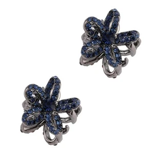 MILISTEN 2Pcs Mini Hair Claw Clip, Rhinestone Non Slip Jaw Clips, Flower Shap... - Picture 1 of 9