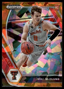 2021-22 Panini Prizm Draft Picks Prizms Orange Ice Mac McClung #39 21137 - Foto 1 di 2