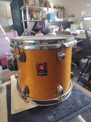 DE COLECCIÓN * MADERA LACADA * PREMIER 10" TOM TOM TAMBOR * HECHO EN INGLATERRA * Foto 1 de 4