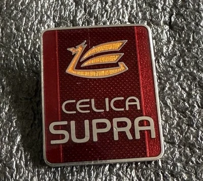 Insignia emblema lateral Toyota Celica Supra 1982-1985 mk2 OEM Foto 1 de 2