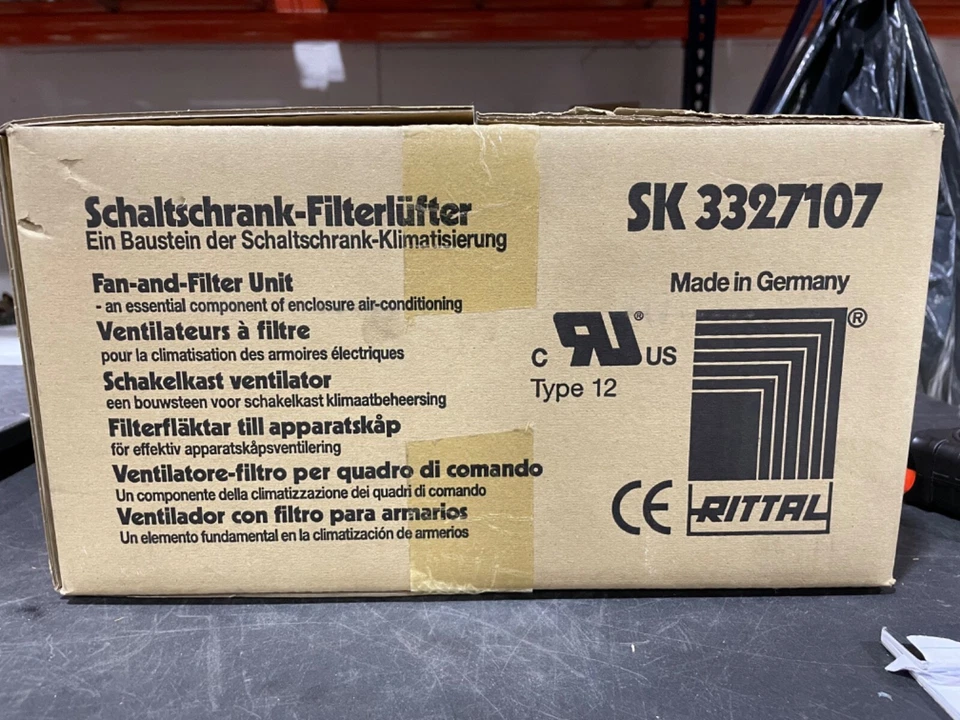 Ventilador y filtro Rittal SK 3327107 Filterluefter nuevo/OB Foto 1 de 4