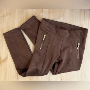 Janie & Jack Brown Pants with Gold Zippers. Great Condition. Size 4 - Picture 1 of 10