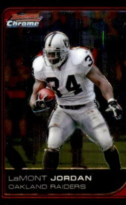 2006 Bowman Chrome #182 LaMont Jordan Oakland Raiders - Picture 1 of 2