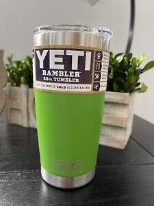 YETI Rambler  20 oz Tumbler With Magslider Lid Canopy Green