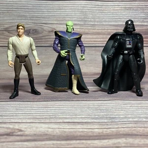 Lot of 1996 Kenner Star Wars Action Figures Farther Vader, Prince Xizor Han Solo - Picture 1 of 2