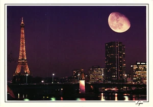 Torre Eiffel, Statua della Libertà e Senna Cartolina Lira non affrancata - Foto 1 di 5