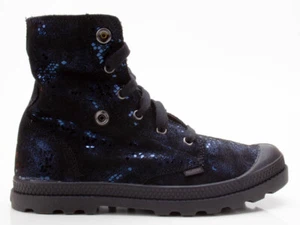 Palladium Baggy Lea Low LP SP Damen Stiefel 95120-434-M blau-schwarz - Picture 1 of 6