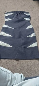 Rare Size 8 Black And Silver Dress B6 - Picture 1 of 7