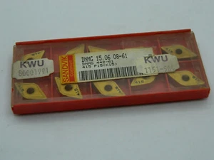 10 x Wendeschneidplatten Sandvik DNMG 1506 08-61 415 P15  Carbide Inserts - Picture 1 of 2