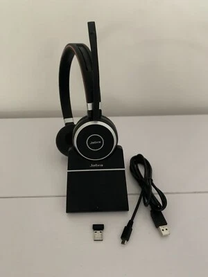 Jabra Evolve 65 MS Stereo with Charging Stand - Inc VAT & Warranty - Image 1 of 4