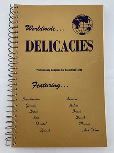 Worldwide Delicacies Cookbook Professionally Compiled for Economical Living 1968 - Imagen 1 de 7