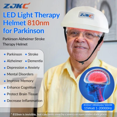810 nm Photobiomodulation für Gehirn Gesundheit Nahinfrarot Lichttherapie Helm - Bild 1 von 4