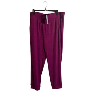 Chico's Zenergy Soft Essentials Jogger Pants Womens 3R (16/18) Orchid Flower NWT - Picture 1 of 8
