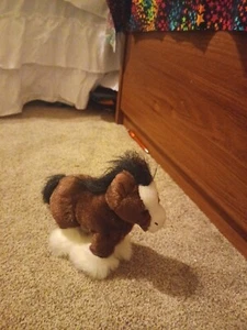 Webkinz Lil' Kinz - Clydesdale Plush - Rare - Picture 1 of 2