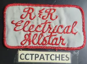 VINTAGE R&R ELECTRIC ALLSTAR UNIFORM PATCH - Bild 1 von 2