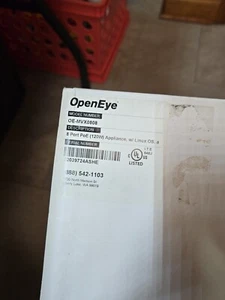 OpenEye OE-MVX0808 8 Port PoE 120W Appliance W/ Linux OS , a New - Picture 1 of 3