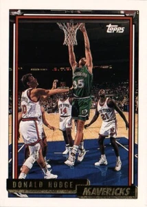 1992-93 Topps Gold #178 - Donald Hodge - Dallas Mavericks 92-649 - Bild 1 von 2