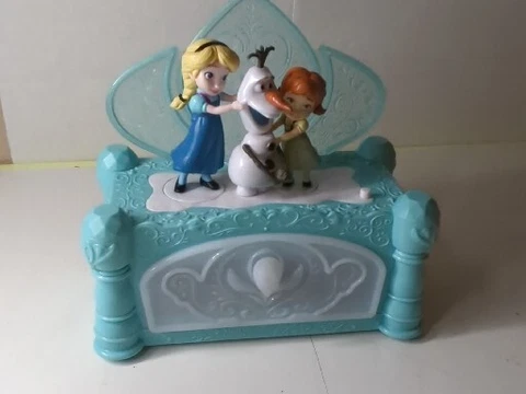 Disney Frozen Musical Jewelry Box Do You Want to Build a Snowman Elsa, Ana, Olaf Cover